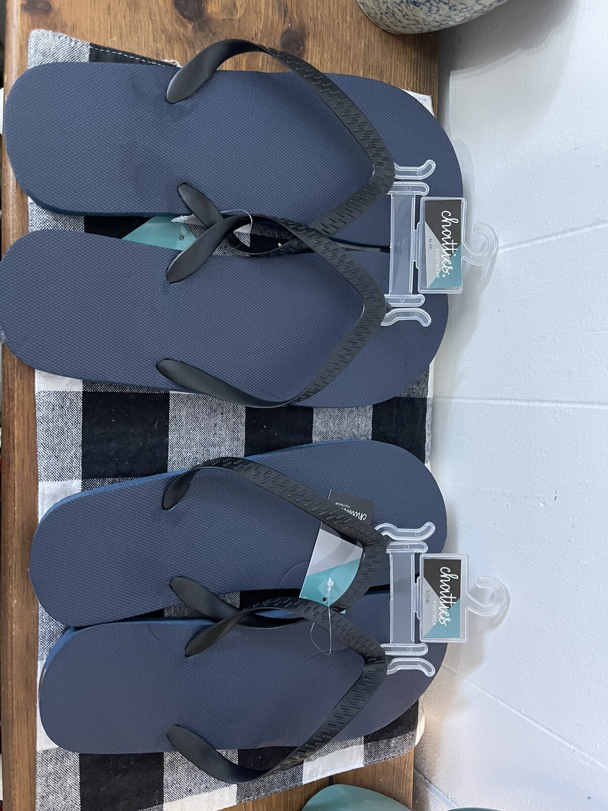 Infradito Chatties 7 8 e 9 LOTTO 2 paia blu nuove con etichetta