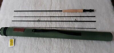 CABELA'S ARMY GREEN FLY FISHING ROD MODEL WITH CLOTH CASE & TUBE .86 5wt 
