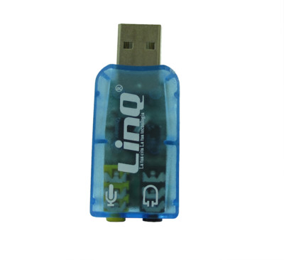 x Soundkarte Pc Usb 2.0 Adapter 3D Sound Ac3 Virtual 5.1 Linq It-S51