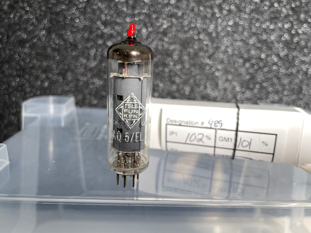 Telefunken 6AQ5 / EL90 / 6005 #489 Beam-Power Pentode Tube Vintage