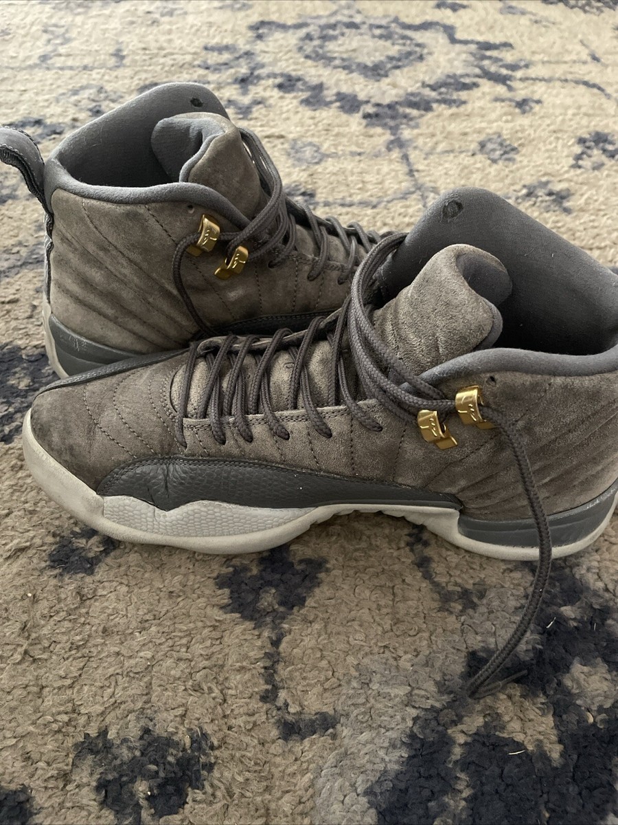 Nike Air Jordan Retro 12 Mens Size 9.5 Distressed Dark Wolf Gray Shoes Sneakers Men main image 2