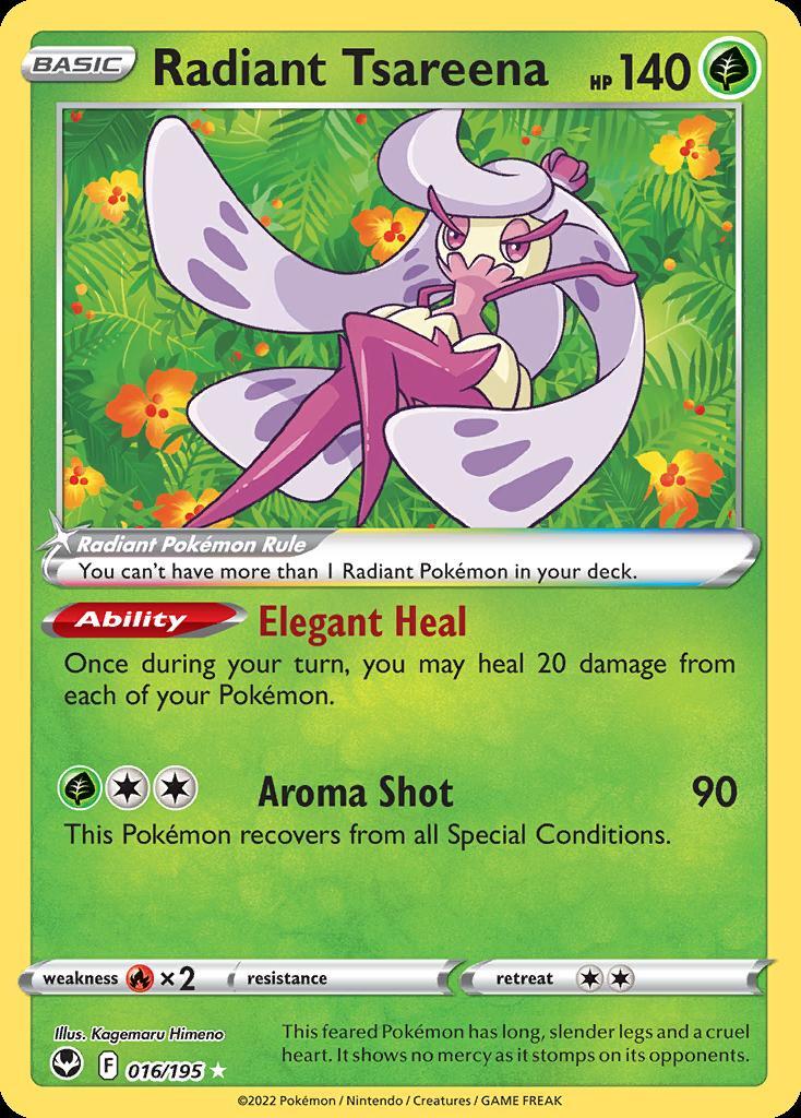 Pokemon Radiant Tsareena (16/215) Silver Tempest LP