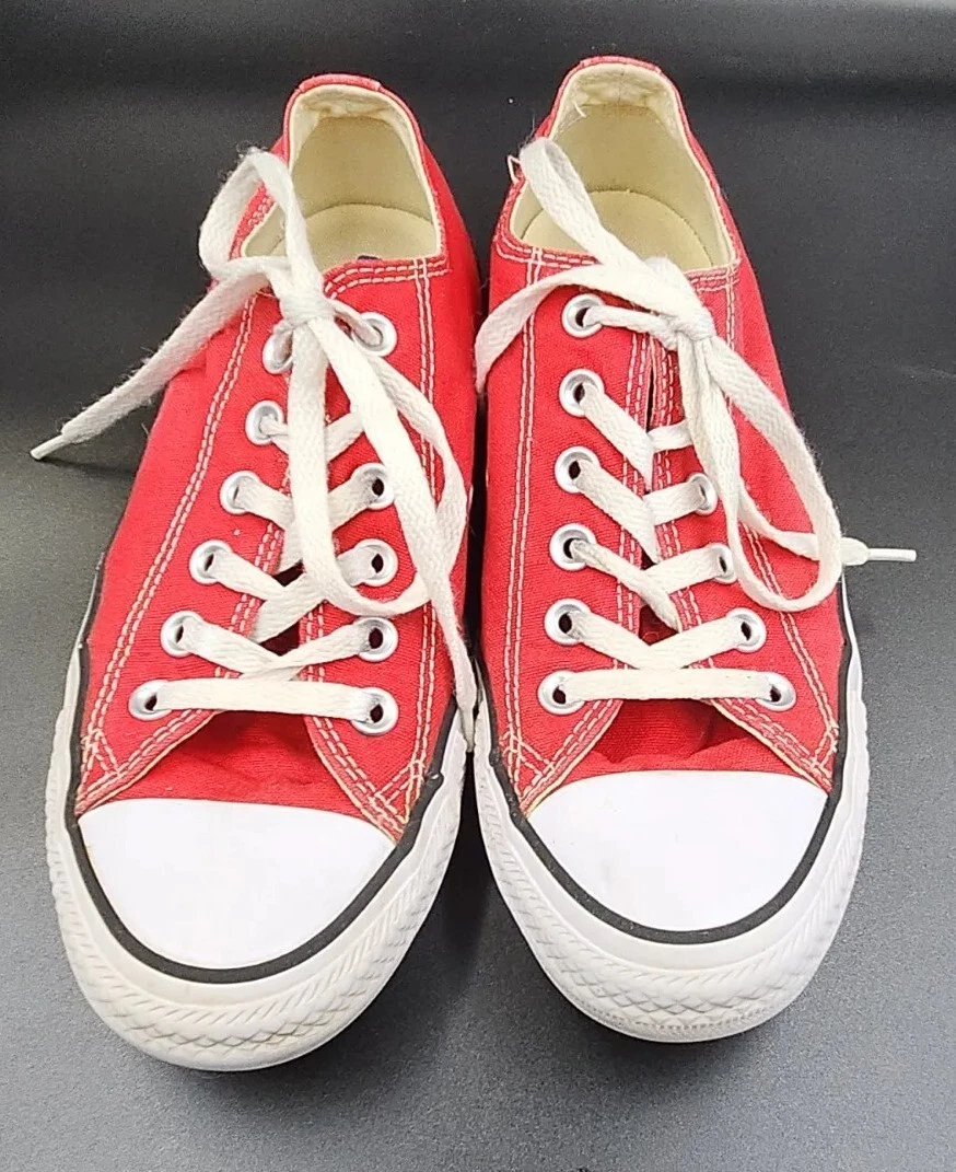 Converse Chuck Taylor All Star OX Red M9696 Mens 6 Womens 8