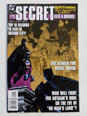BATMAN: NO MAN'S LAND SECRET FILES & Origins (DC 1999) VF 8.0