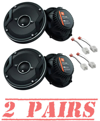 JBL Front & Rear 6.5'' Speaker replacement package for 2007 - 2017 Jeep Wrangler