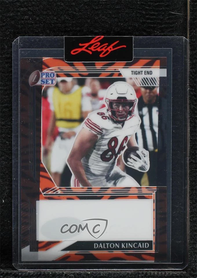 2022 Leaf Pro Set Metal - Pre-Production Proof Tiger Clear #PA-DK1 Dalton Kincaid /1 (AU, RC)