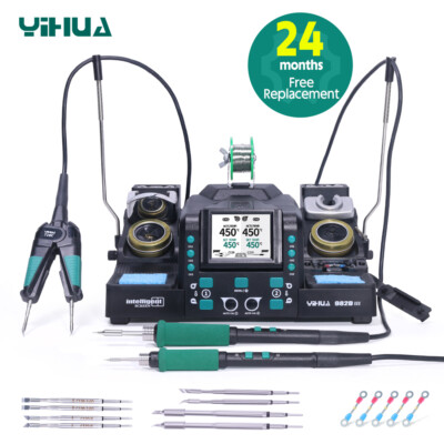 #ad YIHUA 982D III Hot Tweezers Soldering Station Digital C210 C245 Soldering Iron $379.99