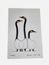 Friends” Art Card Print by Benjamin Chee Chee Canada Intuit Art Geese 6x9