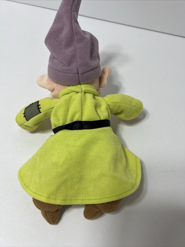 Disney Store 8” Plush Mini Bean Bag Dopey Snow White And The Seven 7 Dwarfs - Picture 11 of 13