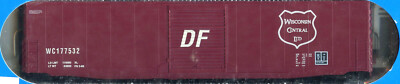 HO E&C Shops Kit 50' PS-1 Single Door Box Car Wisconsin Central/WC 177532 NIB