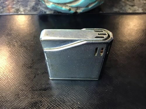 VINTAGE MARUMAN HALLEY DL-6 SILVER PIEZO ELECTRIC BUTANE LIGHTER MADE IN JAPAN - Picture 3 of 13