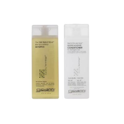 2 Pack Giovanni Tea Tree Triple Treat Smooth As Silk Deeper Moisture Conditioner