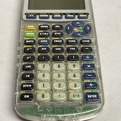 Texas Instrument TI-83 Plus Silver Edition Clear Graphing