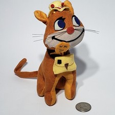 VTG R Dakin Dream Pets Fish n Chips Cat Fish Felt Suede Stuffed Plush Figure