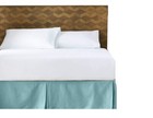 Hotel Collection 15 Inch Drop Solid Pleated Bed Skirt - Microfiber Dust Ruffle