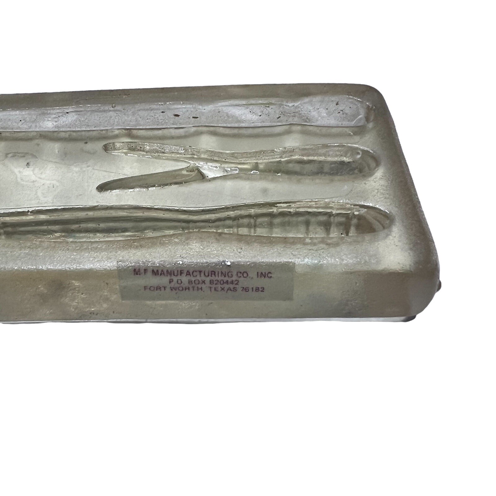 Vintage OnePiece Open Pour Fishing Lure Mold MF Manufacturing