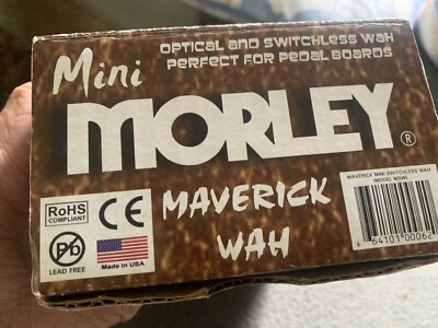 BOX ONLY- Morley Maverick Wah Guitar Effects Pedal Empty