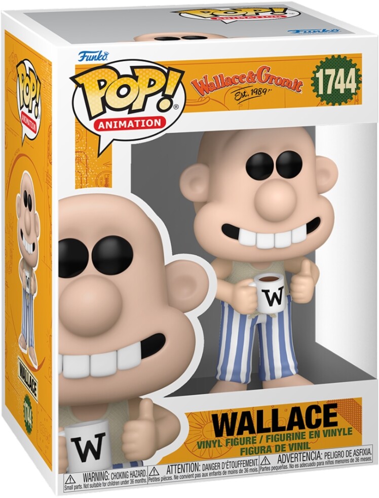 Wallace & Gromit: Funko Pop! Movies - Wallace In Pajamas -
