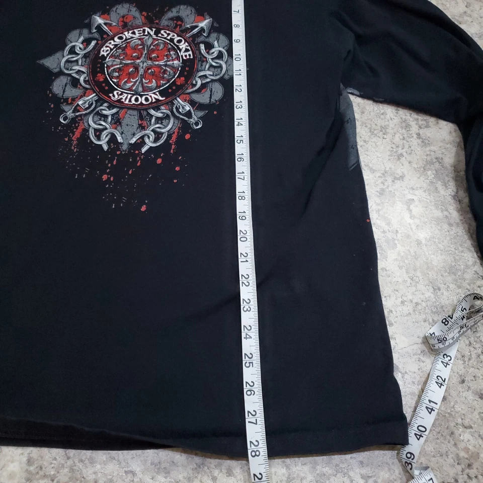 Vintage Harley Davidson Broken Spoke Saloon Chopper Sweatshirt Size Large Mens L - Image 4 of 4