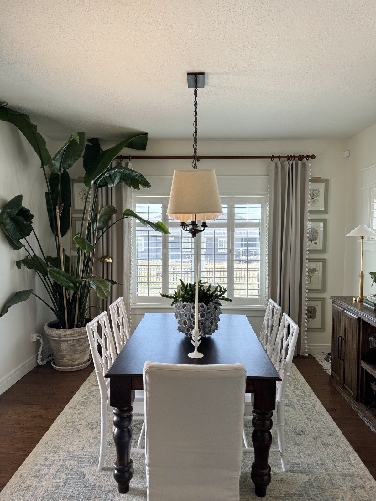 pair restoration hardware drapes 96. Cotton/with Poms. Sold As Pair. eBay