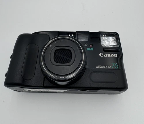 Canon Megazoom 76 35mm Point & Shoot Camera 38mm f/3.5 Lens Untested