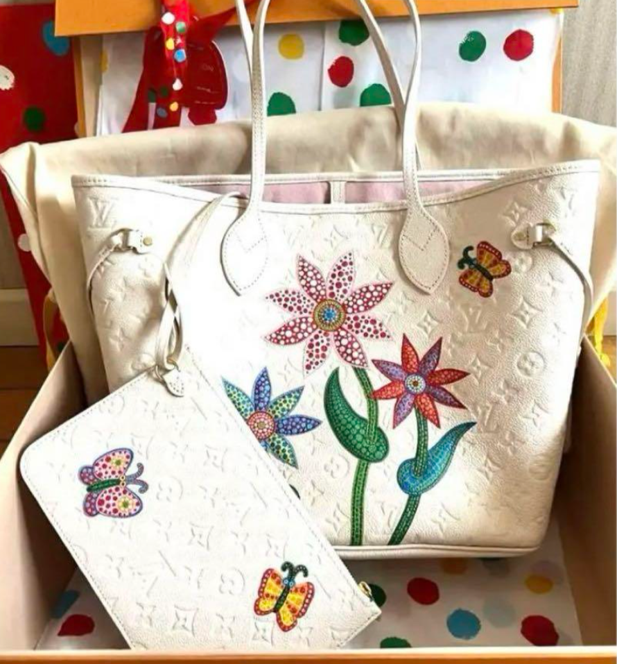 Louis Vuitton x Yayoi Kusama Neverfull MM Tote Bag for Women