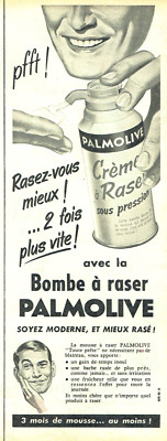 Werbung Advertising 1122 1962 Palmolive Rasierschaum
