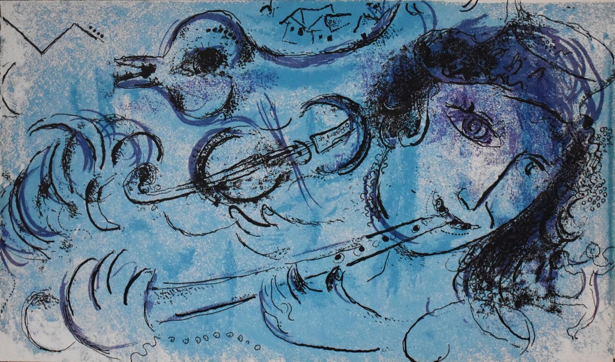 【リトグラフ】Marc Chagall marc-chagall-color-lithograph-