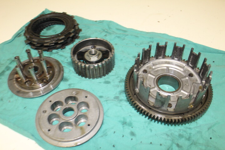 壺 05 06 kawasaki ninja zx6r zx636 CLUTCH BASKET INNER OUTER