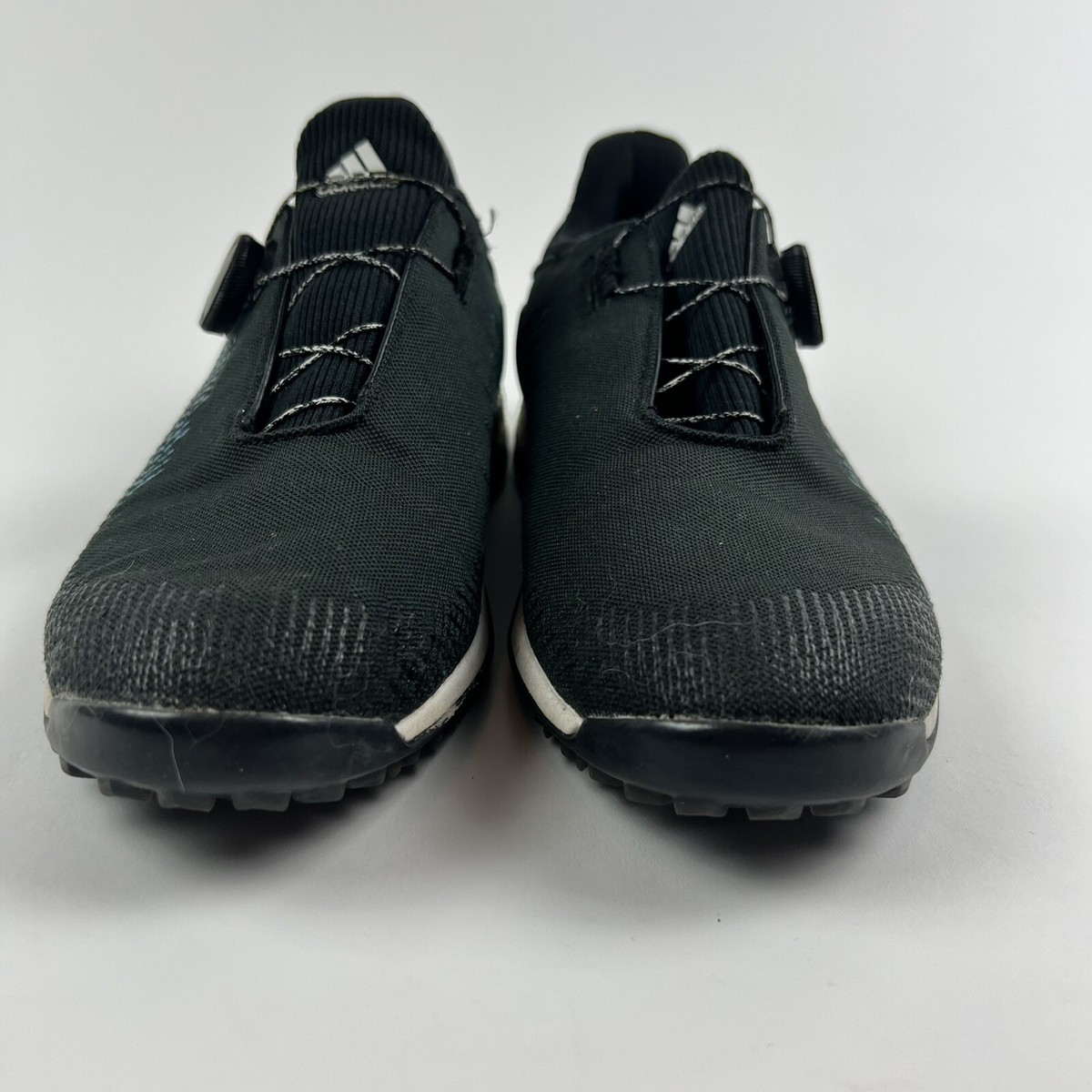 Adidas Forgefiber Spikeless Black Golf Shoes BOA Lacing BB7853 Mens 8