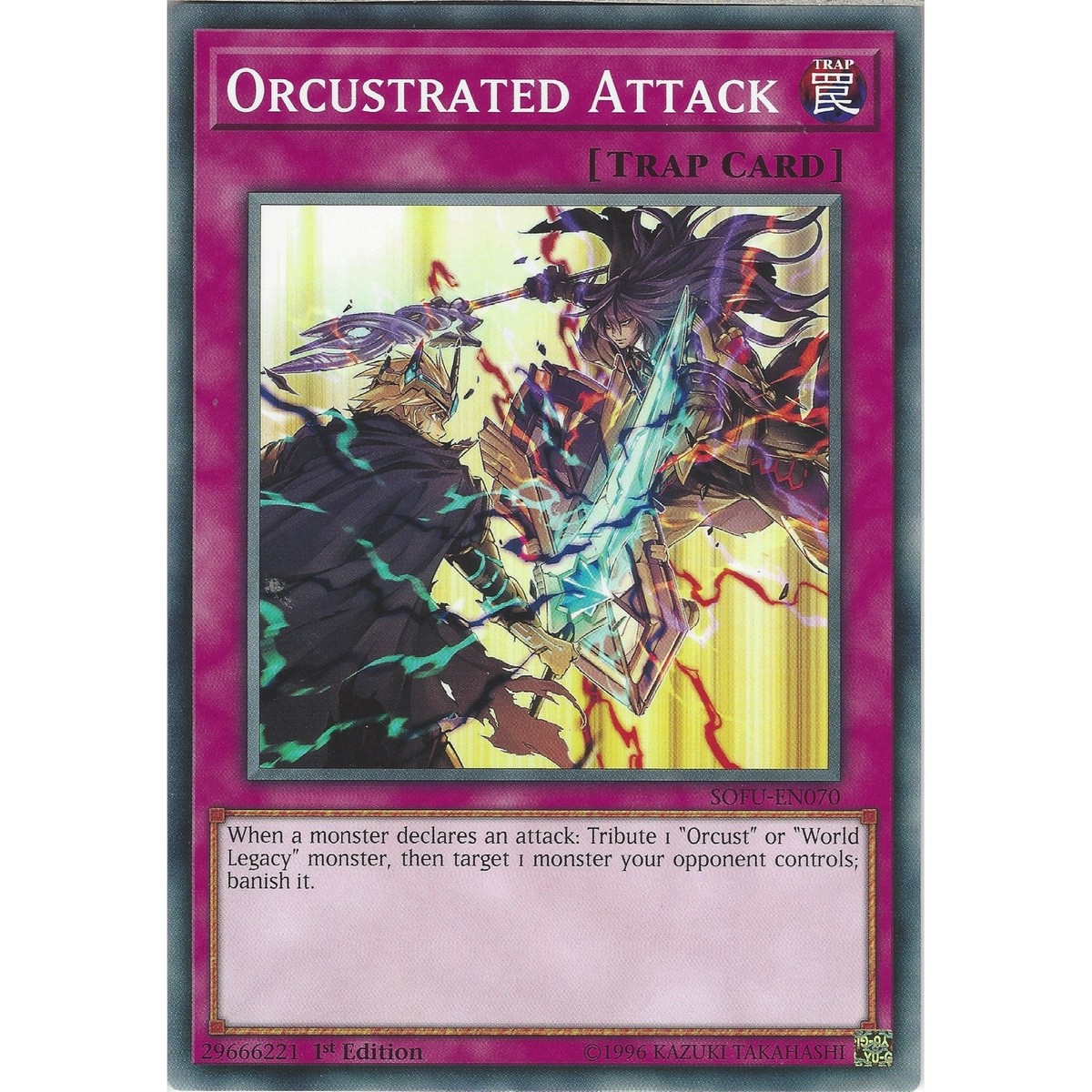 Yu-Gi-Oh! Orcustrated Attack Card – SOFU-EN070 – Soul Fusion Common Unlimited