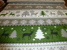  NEU Stoff 100 % Baumwolle Patchwork Weihnachtsstoff Weihnachten Advent Hirsch 