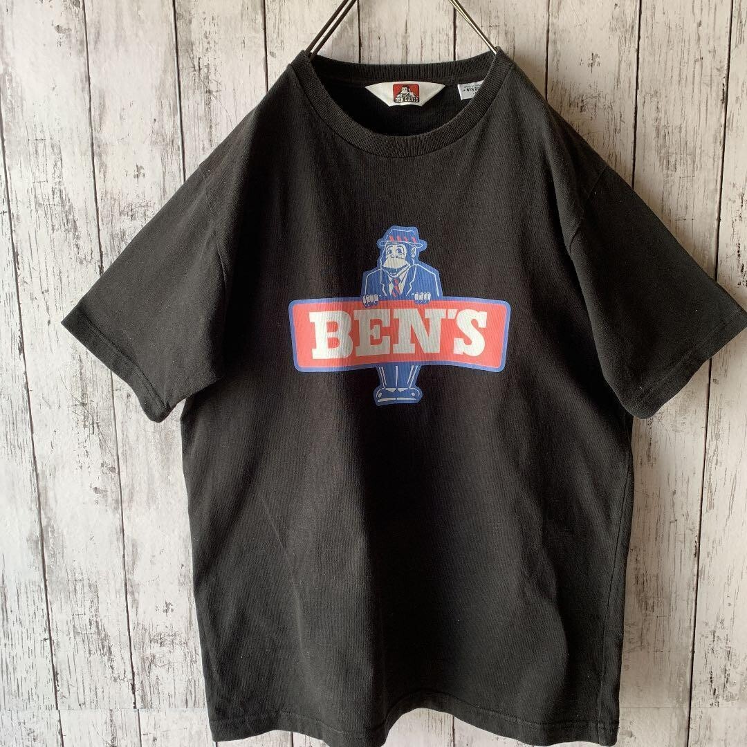 Ben Davis Tops T-shirt Short sleeve Black Center Logo Gorilla Men Size M Used