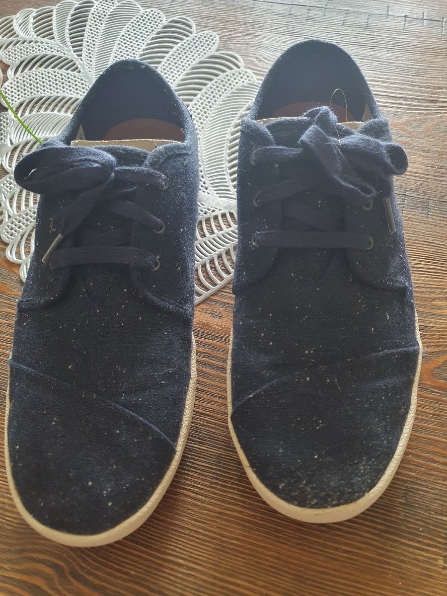 Toms Shoes Mens M Paseo Casual Comfort Low Sneakers Lace Up