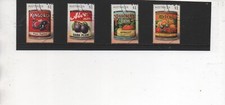 Australia Stamps 2018 Vintage Jam Labels set of 4 very fine used SG 4864-67