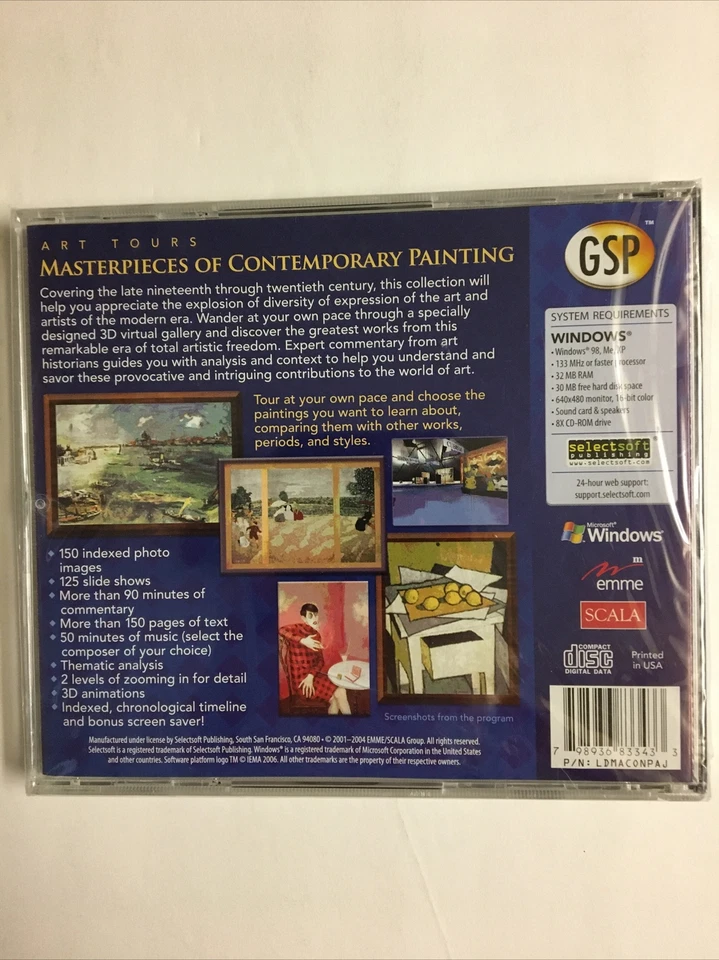 2006 Selectsoft Publishing Masterpieces of Contemporary Painting - Image 3 of 4