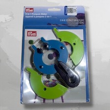 New Prym 2 In 1 Pom-Pom Maker 3"  3-1/2"  2 sizes, Christmas Crafts
