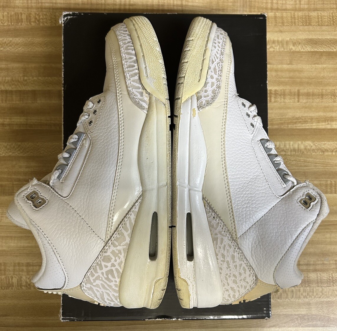 PRE OWNED Air Jordan 3 Retro Pure Money 2007 Size 8.5 136064