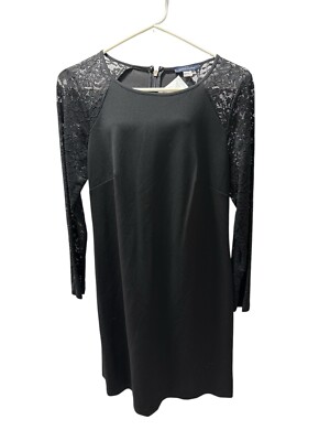 Tommy Hilfiger NEW Sheath Dress Size 8 Black Lace Long Sleeves NWT $119 | eBay Tommy Hilfiger NEW Sheath Dress Size 8 Black Lace Long Sleeves NWT $119 | eBay