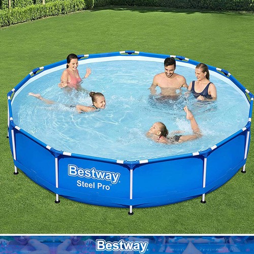 Bestway 12FT Swimming Pool Above Ground Filter Pump 3.66M Power Steel Frame AU - Picture 5 of 5