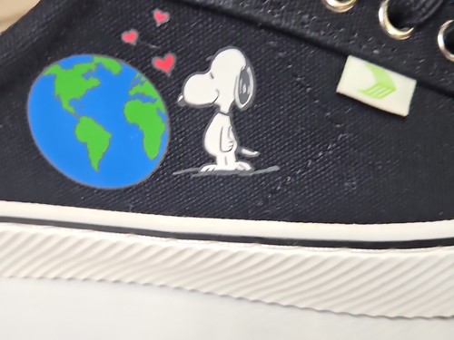 Cariuma Sneakers Peanuts OCA Low Earth Day schwarz Herren Größe 9 Damengröße 10,5 Snoopy - Bild 5 von 13