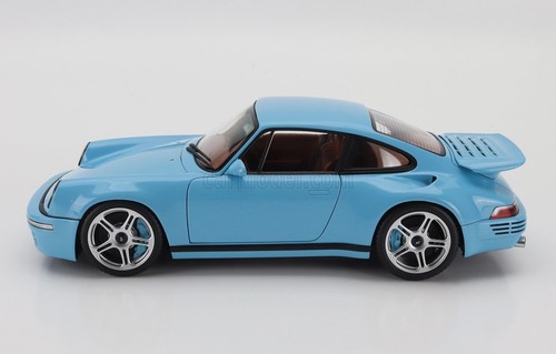Porsche 911 964 RUF CTR 2017 azul cielo bávaro casi real 1/18 ALM880302 - Imagen 3 de 9