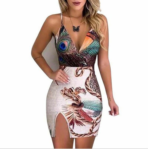 Moda Vestido De Mujer Casual Elegante Noche Vestidos De Fiesta Cortos Ropa  Para | eBay