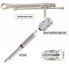 Dental Implant Manual Torque Wrench Adapter Handle for Latch screwdrivers 7mm