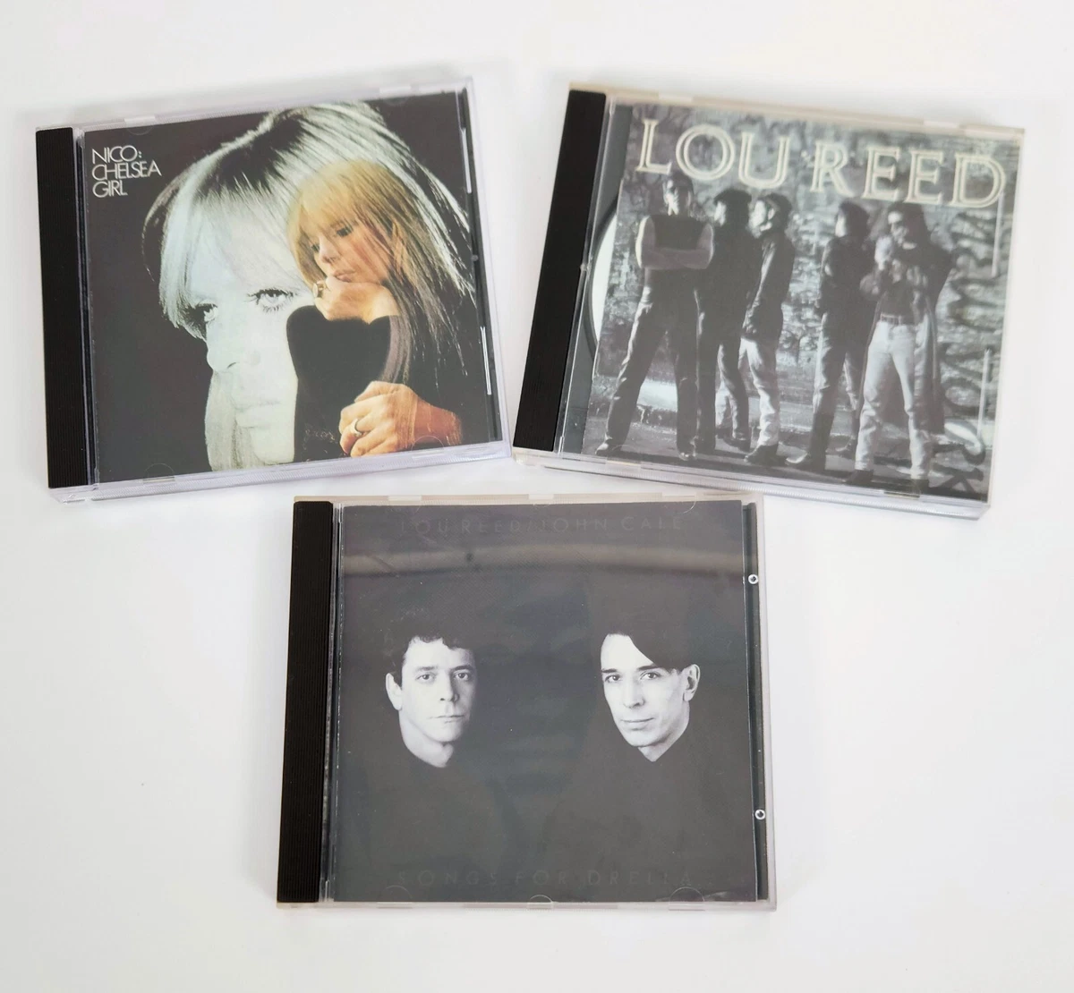 3 CD Lot Lou Reed New York John Cale Songs for Drella Nico Velvet Underground