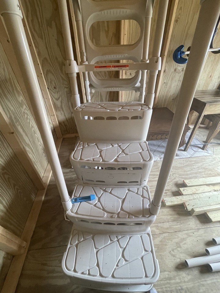 Above ground pool steps eBay