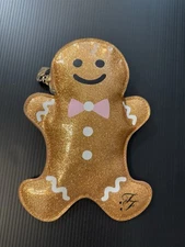 Too Faced Gingerbread Man Makeup Bag ONLY From Bronzed & Kissed LE Set Holiday