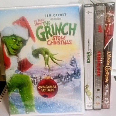 DVD Christmas movie lot +4  Grinch/How the Grinch/Elf/Fred Claus/Madea Christmas