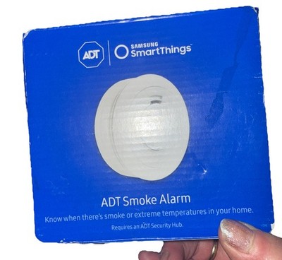 Samsung SmartThings ADT Smoke Alarm. New, Never Installed Model F-ADT-SMK-1 DEAL
