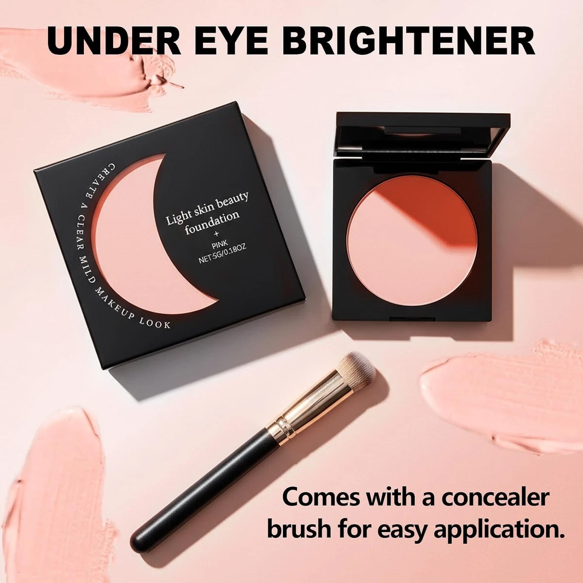 Luminance Under Eye Brightener, Dark Circle 1 Ounce (Pack of 1), Pink